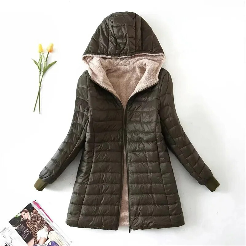 Drune | leichte Damenjacke mit Fleecefutter für den Winter