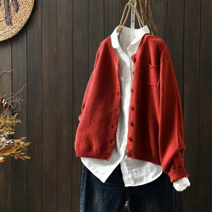 Drune | Cardigan - Strick - Knopfverschluss - Oversized Fit - Weich und Bequem
