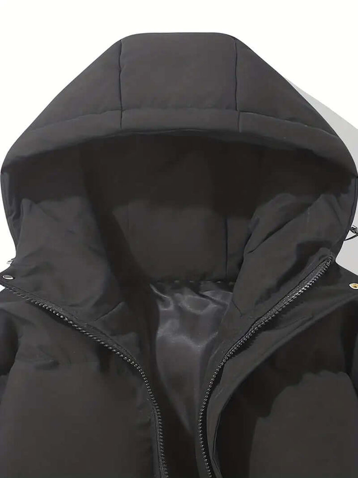 Drune | Stylische Kapuzen-Pufferjacke für Frauen