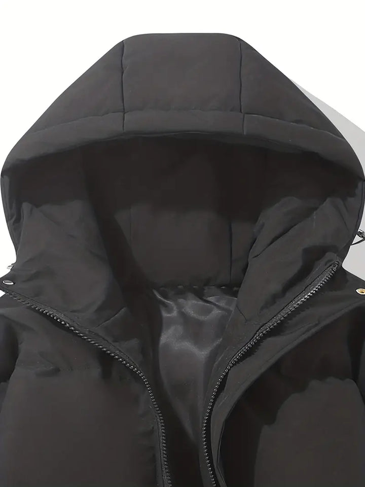 Drune | Warme Damenjacke mit Kapuze
