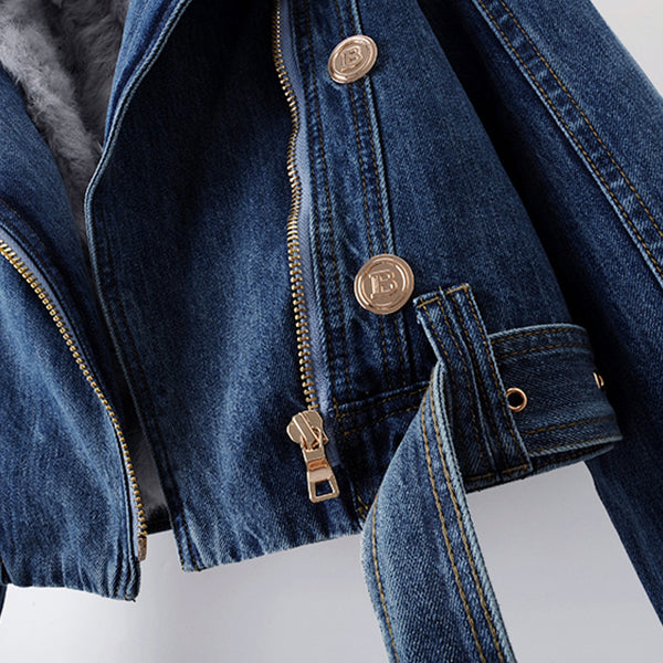 Drune | Daly Luxuriöser Denim-Mantel
