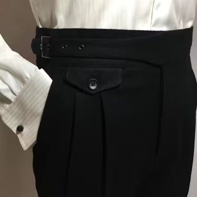 Drune | Wollhose Mit Gürtel Für Herren