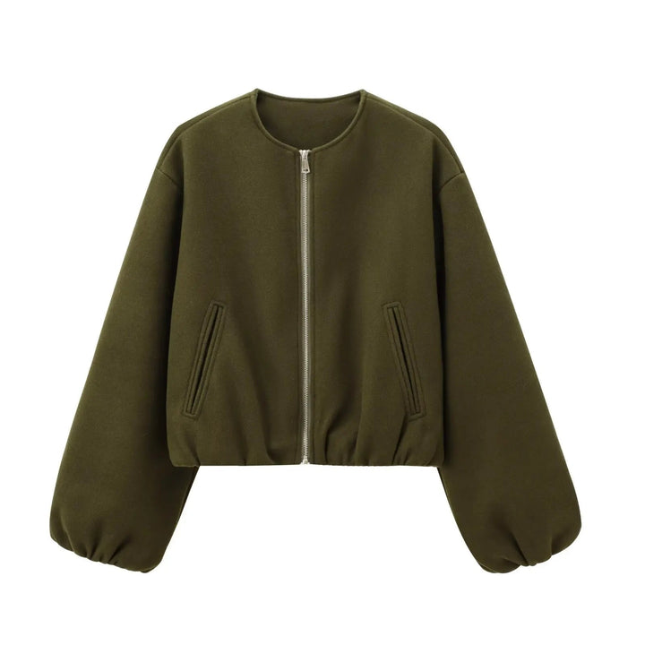 Drune | Reißverschlussjacke mit Ballonärmeln