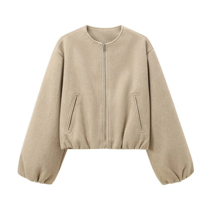 Drune | Reißverschlussjacke mit Ballonärmeln