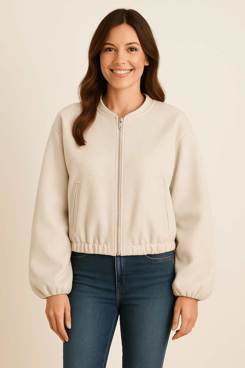 Drune | Reißverschlussjacke mit Ballonärmeln