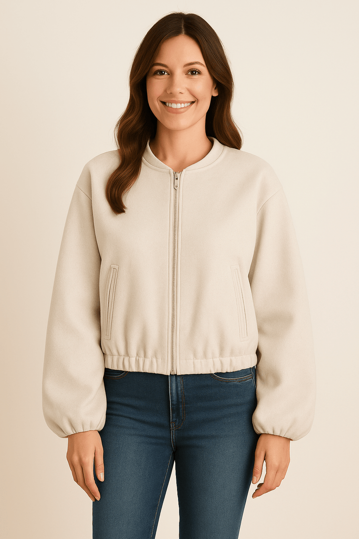Drune | Reißverschlussjacke mit Ballonärmeln