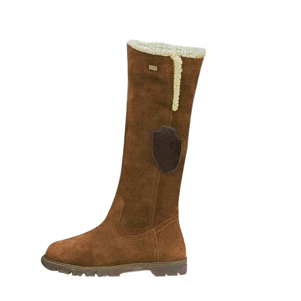 Drune | damen-wildlederstiefel im vintage-stil