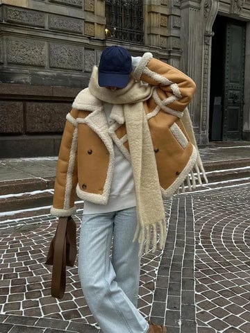 Drune | Damen Übergröße Wintermantel Gemütlich, Stilvoll und Warme Schicht