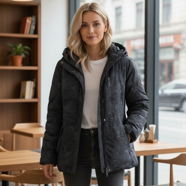 Drune | Wasserabweisende und winddichte Jacke für Frauen, elegant und bequem