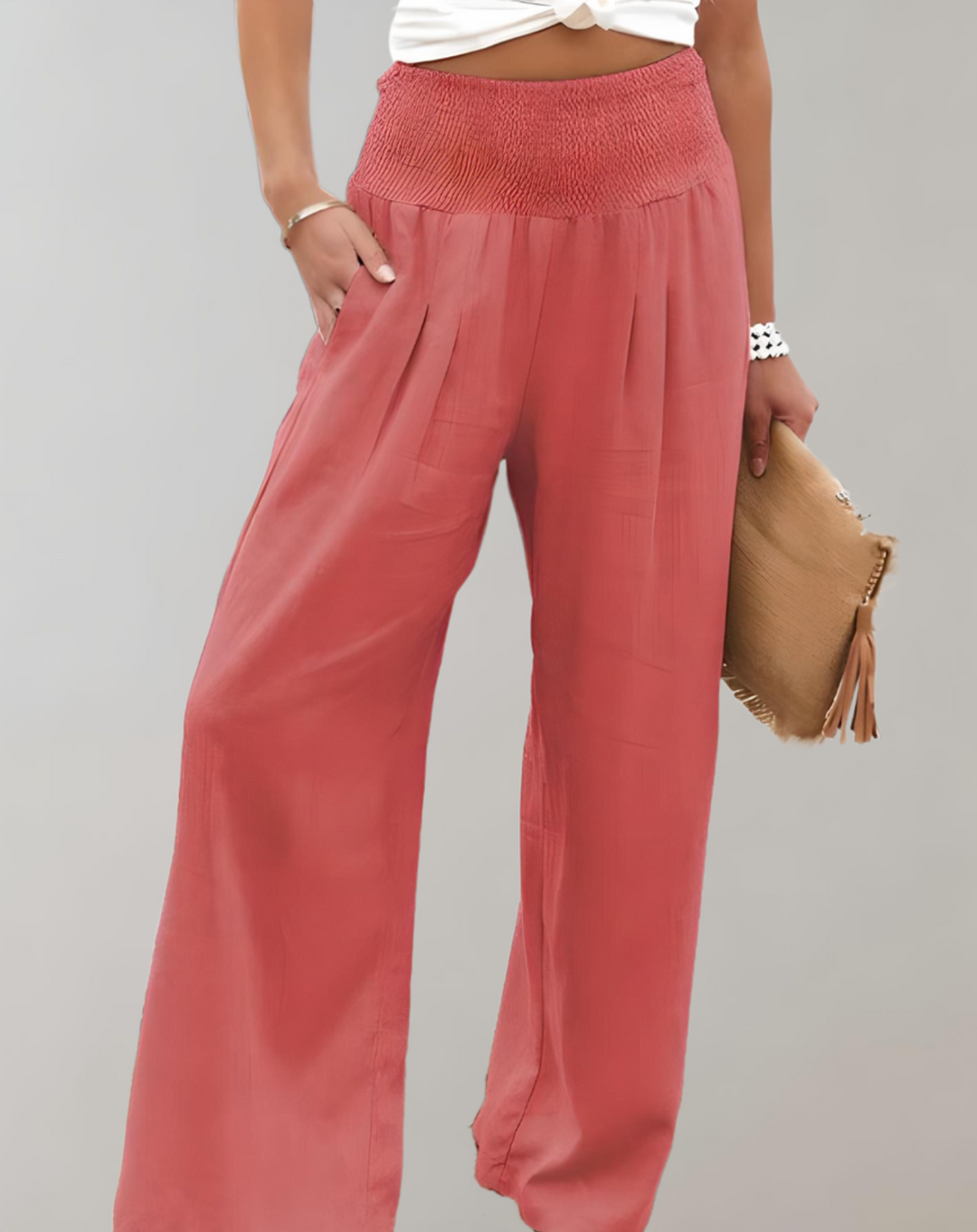 Drune | Hohe Taille Flair-Hose