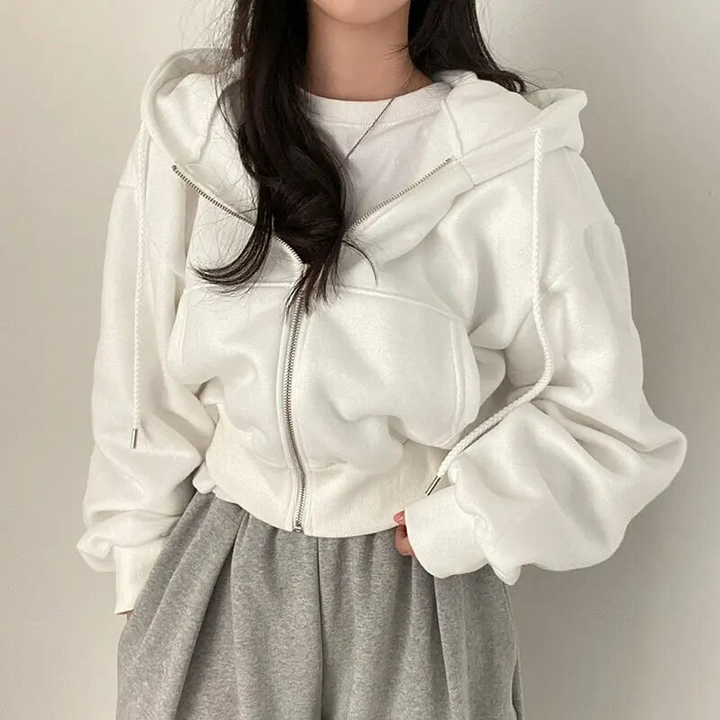 Drune | Übergröße Zipper-Hoodie Für Damen