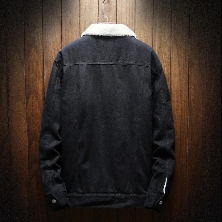 Drune | Jeansjacke für Herren mit Fleecefutter