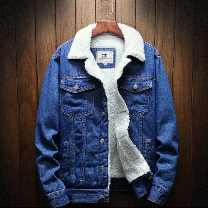Drune | Jeansjacke für Herren mit Fleecefutter