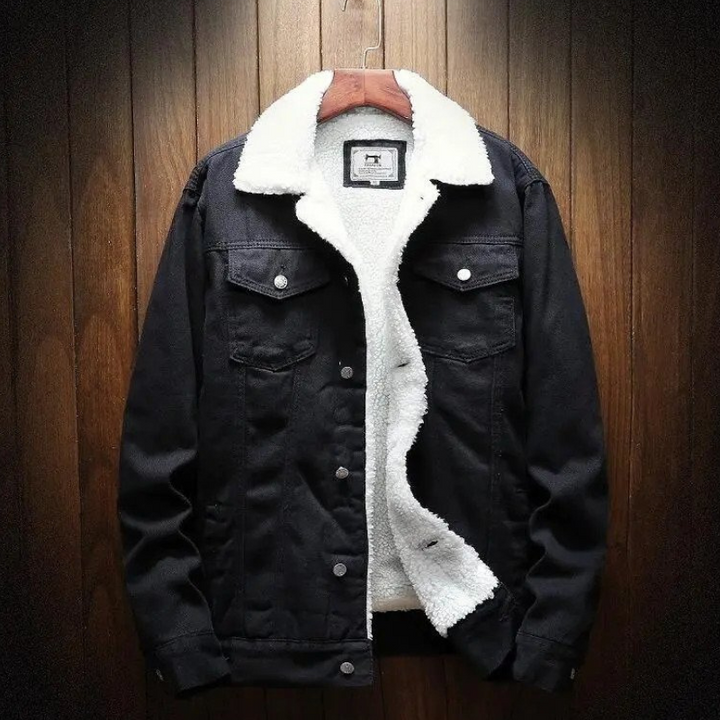 Drune | Jeansjacke für Herren mit Fleecefutter
