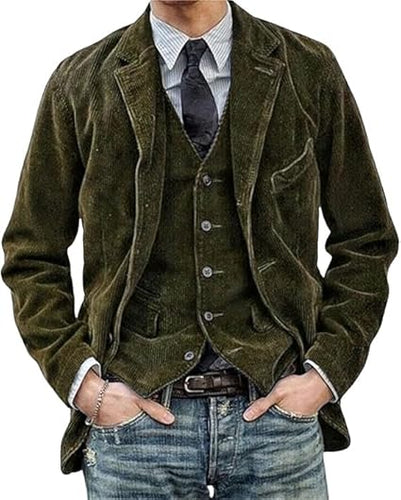 Drune | Klassischer weicher Cord-Blazer