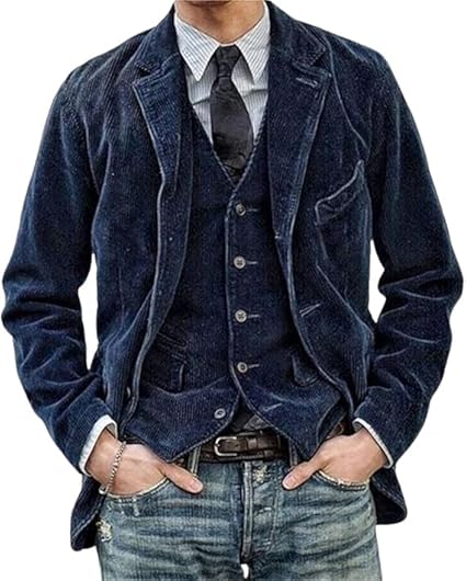 Drune | Klassischer weicher Cord-Blazer