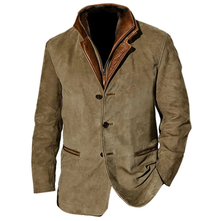 Drune | Klassische weiche Wildlederjacke