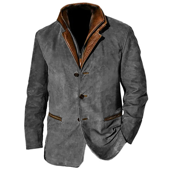 Drune | Klassische weiche Wildlederjacke