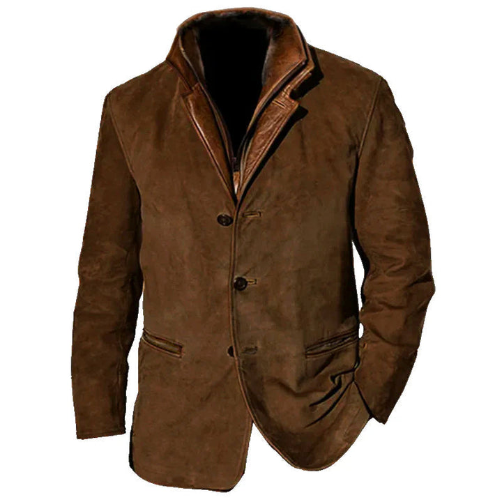 Drune | Klassische weiche Wildlederjacke