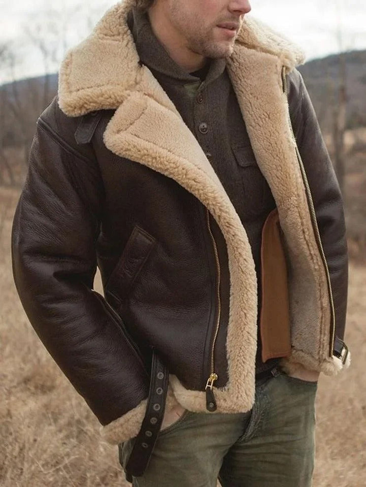 Drune | Pilotjacke mit Vintage-Kante