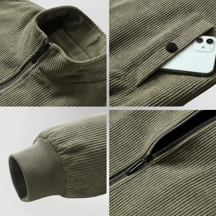 Drune | Stilvolle Wintercordjacke