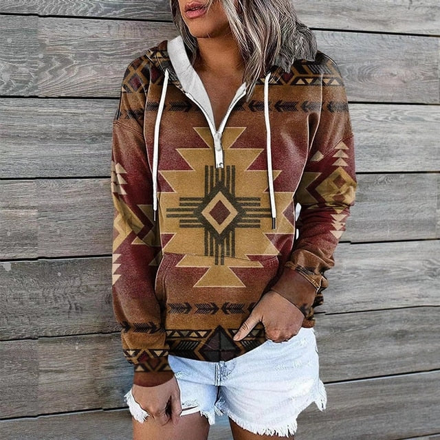 Drune | Ethnische Kapuzenpullover