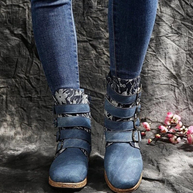 Drune | Vintage Stiefel Im Ethnischen Stil