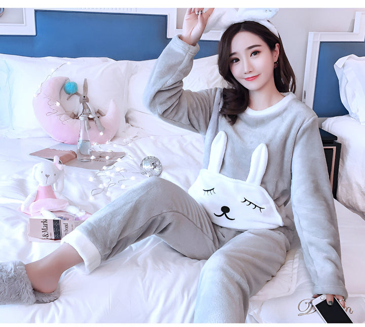 Drune | Kuscheliges Fleece-Pyjama-Set