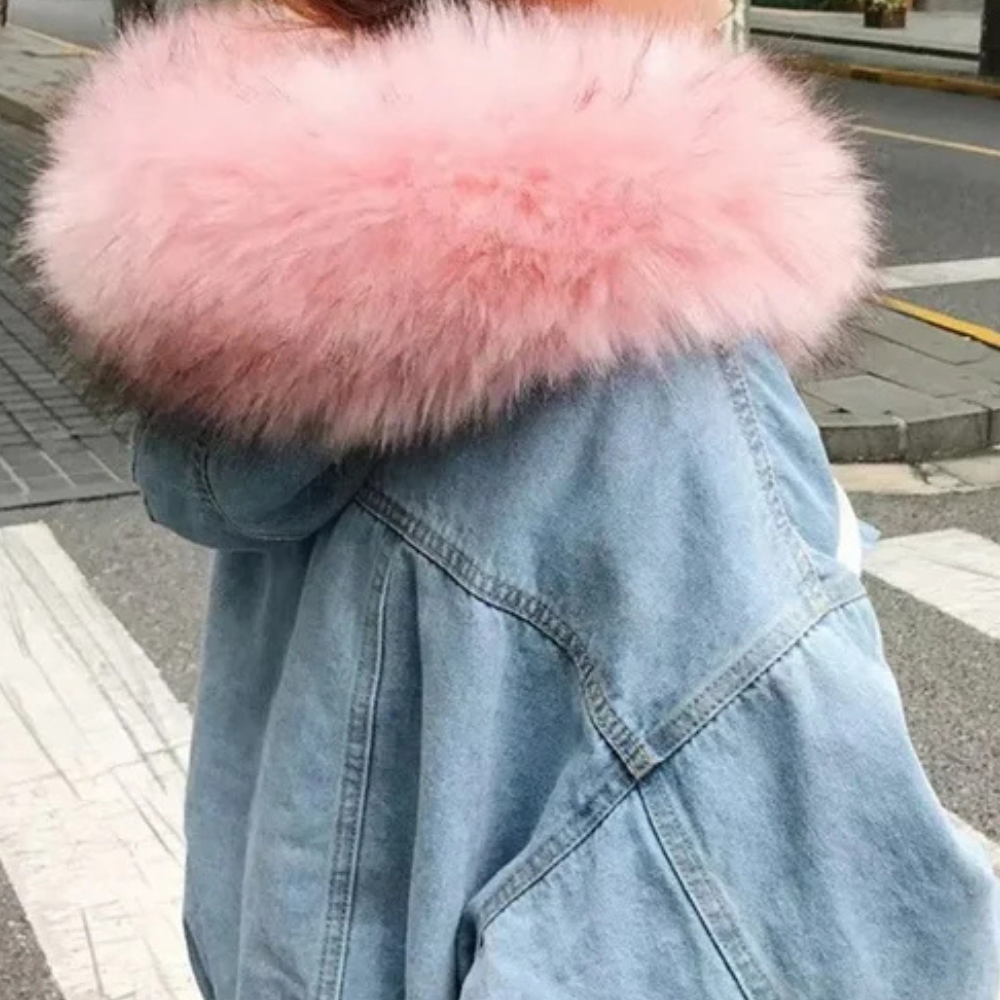 Drune | Elegante Winter-Jeansjacke für Damen