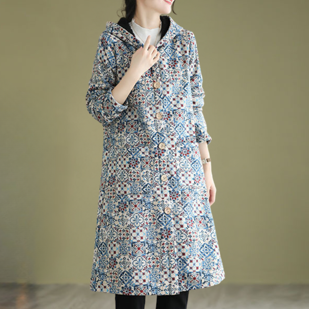 Drune | Elegante Winterjacke mit Kapuze für Damen