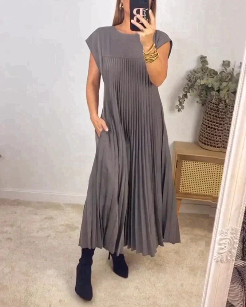 Drune | Elegantes Plissee-Kleid – Zeitlos Und Raffiniert