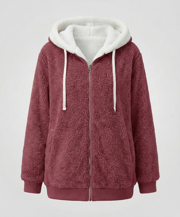 Übergroße Teddyjacke Damen | Drune