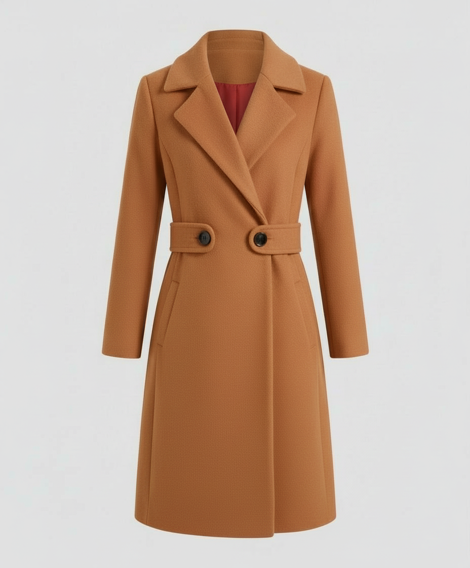 Slim Wollmantel Damen Winter | Drune
