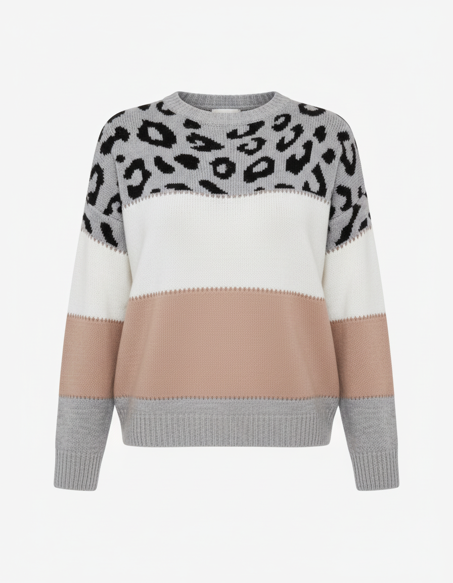 Trendiger Damen Pullover Druck | Drune