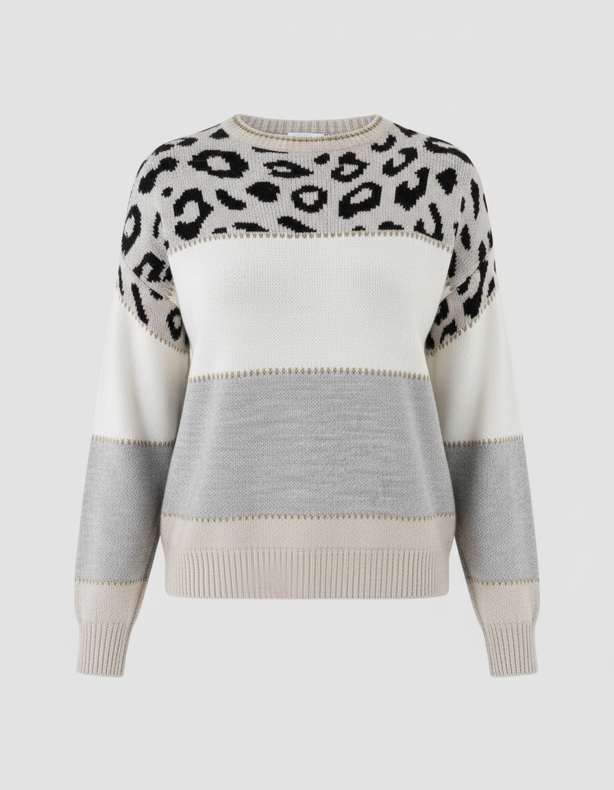 Trendiger Damen Pullover Druck | Drune