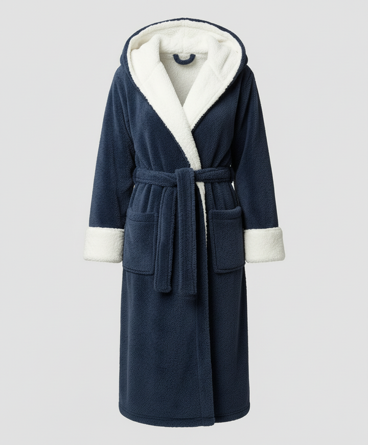 Kuscheliger Fleece Morgenmantel Damen | Drune