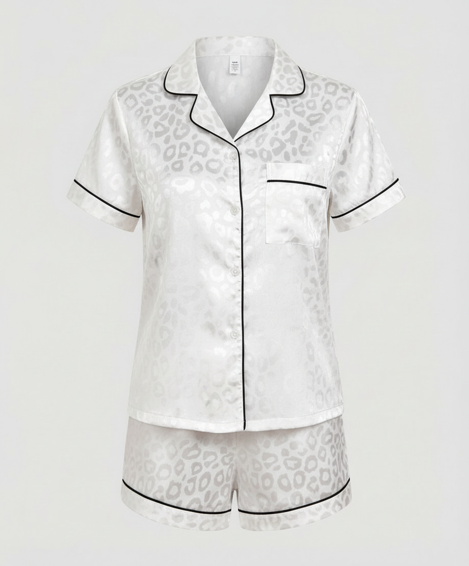 Satin Komfort Pyjama Set Damen | Drune