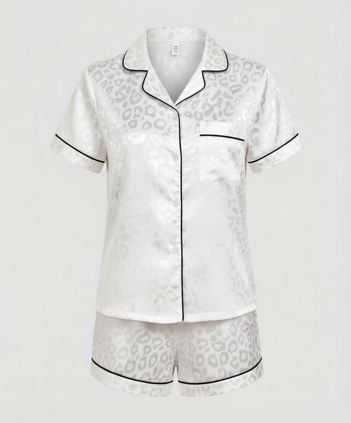 Satin Komfort Pyjama Set Damen | Drune