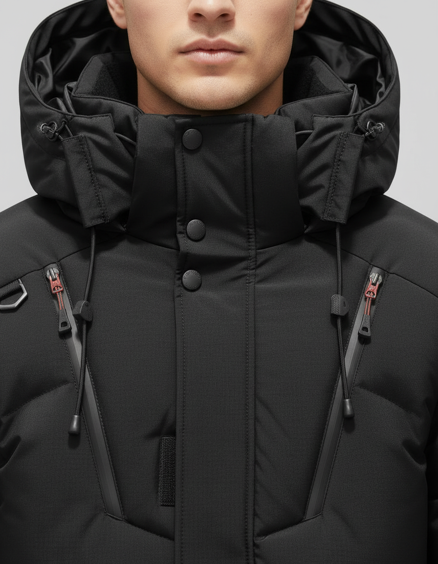 Elegante Premium Daunenjacke Herren | Drune