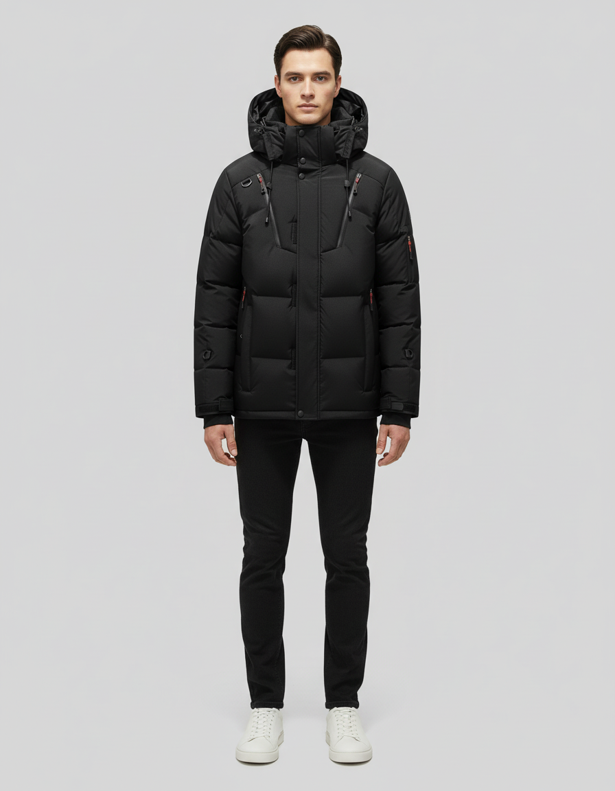 Elegante Premium Daunenjacke Herren | Drune