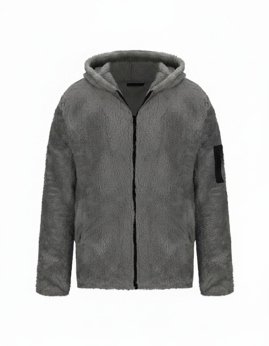 Schwere Fleece Winterjacke | Drune