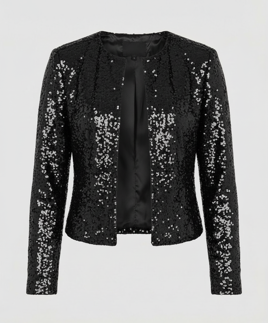 Elegante Glitzerjacke Damen Abend | Drune