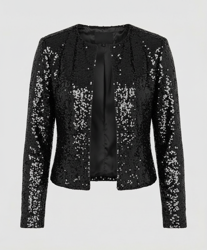 Elegante Glitzerjacke Damen Abend | Drune