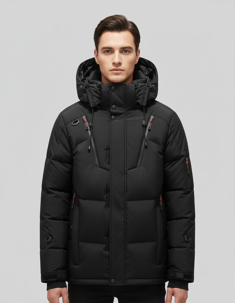Elegante Premium Daunenjacke Herren | Drune