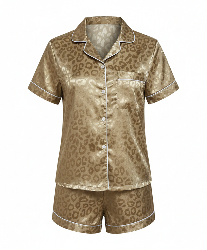 Satin Komfort Pyjama Set Damen | Drune