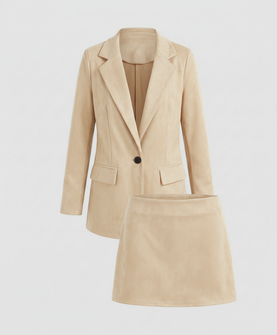 Elegantes Wild Blazer Rock Set | Drune