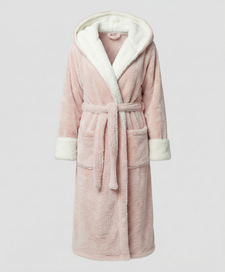Kuscheliger Fleece Morgenmantel Damen | Drune