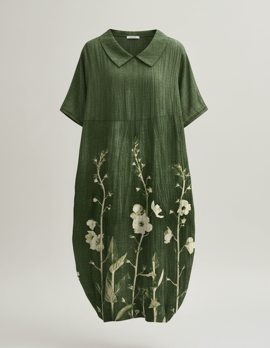 Luftiges Blumen Sommerkleid Damen | Drune