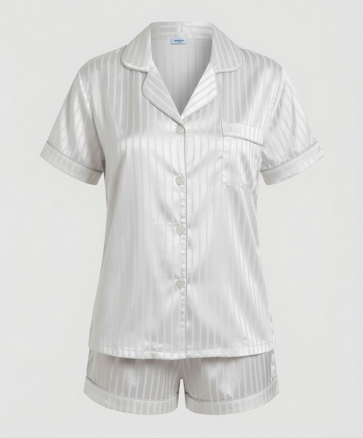 Satin Komfort Pyjama Set Damen | Drune