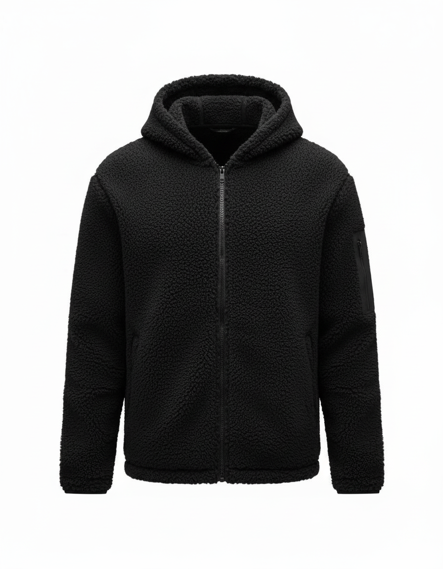Schwere Fleece Winterjacke | Drune